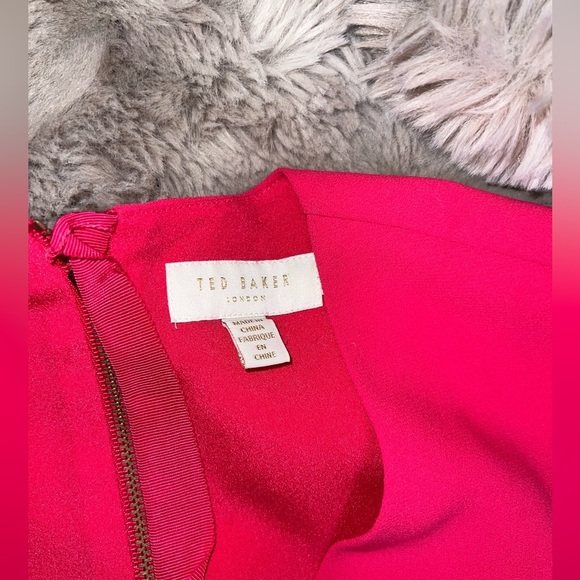 Ted Baker Hot Pink Dexi Sleeveless Top, 0UK,2US - Picture 8 of 12